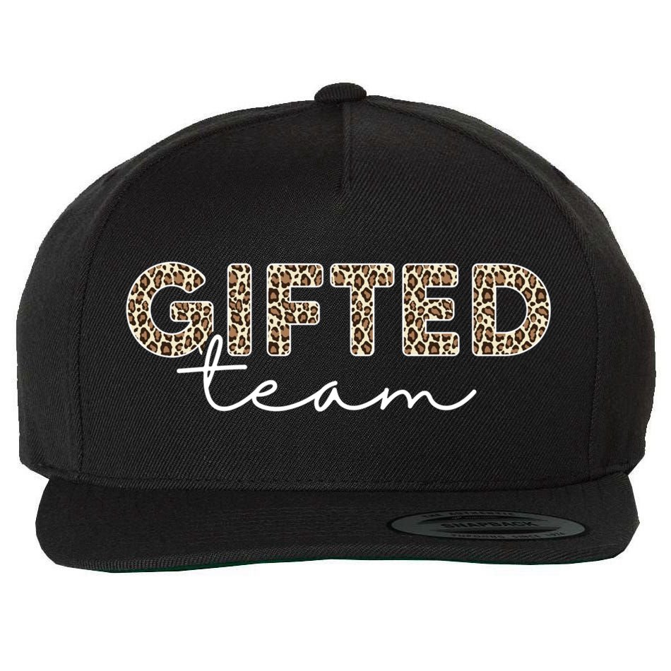 Matching Gifted Team Teacher Education Team School Squad Gift Wool Snapback Cap