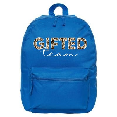 Matching Gifted Team Teacher Education Team School Squad Gift 16 in Basic Backpack
