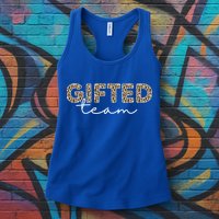 Matching Gifted Team Teacher Education Team School Squad Gift Womens Tank Top