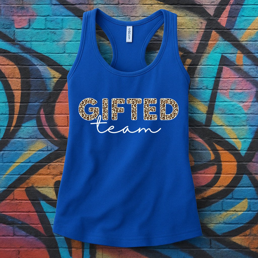 Matching Gifted Team Teacher Education Team School Squad Gift Womens Tank Top