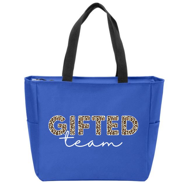 Matching Gifted Team Teacher Education Team School Squad Gift Zip Tote Bag