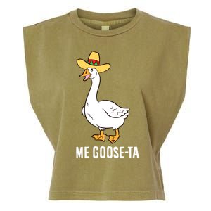 Me Goose Ta Mexican Funny Spanish Goose Pun Garment-Dyed Women's Muscle Tee