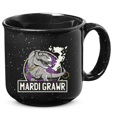 Mardi Grawr T Rex 15oz Campfire Ceramic Mug