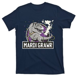 Mardi Grawr T Rex T-Shirt