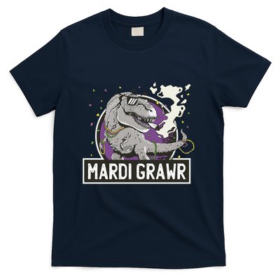 Mardi Grawr T Rex T-Shirt