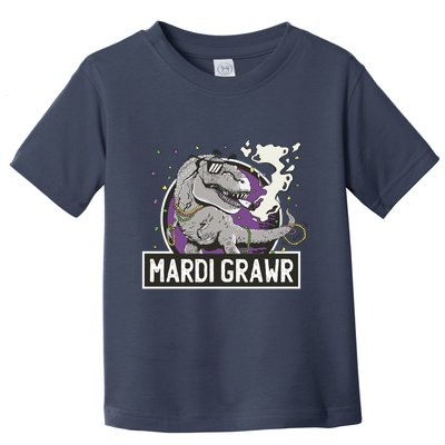 Mardi Grawr T Rex Toddler T-Shirt