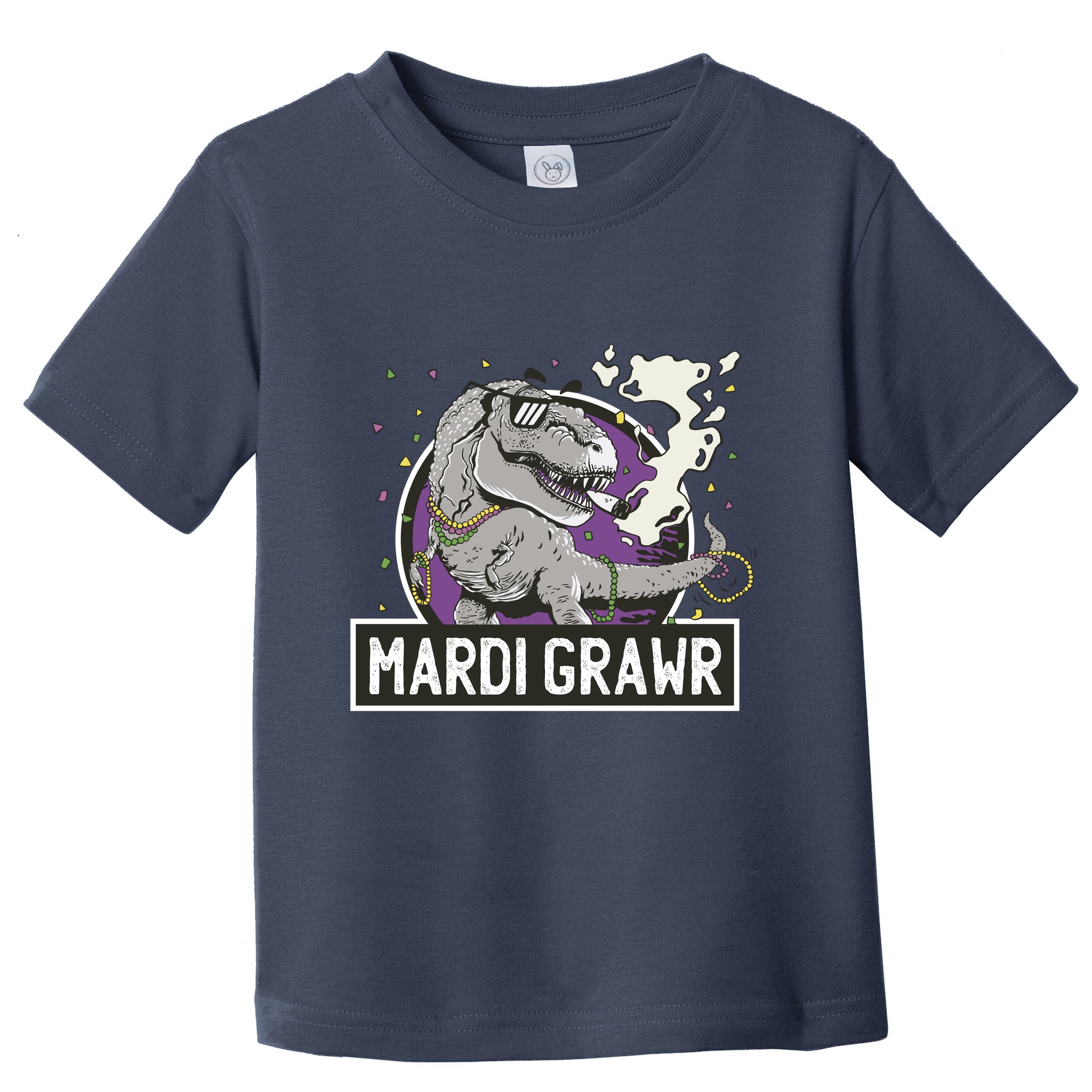 Mardi Grawr T Rex Toddler T-Shirt