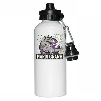 Mardi Grawr T Rex Aluminum Water Bottle