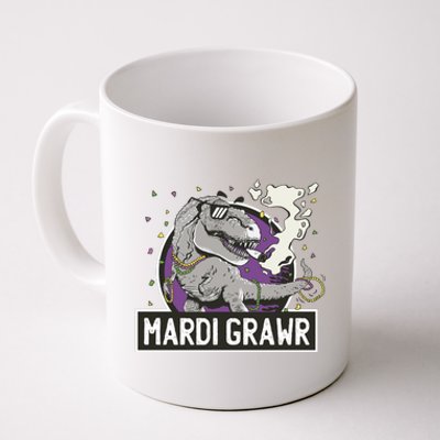 Mardi Grawr T Rex Coffee Mug