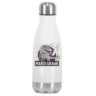 Mardi Grawr T Rex Stainless Steel Insulated Water Bottle