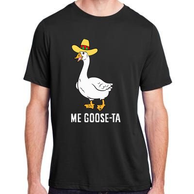 Me Goose Ta Mexican Funny Spanish Goose Pun Adult ChromaSoft Performance T-Shirt