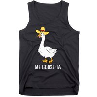 Me Goose Ta Mexican Funny Spanish Goose Pun Tank Top