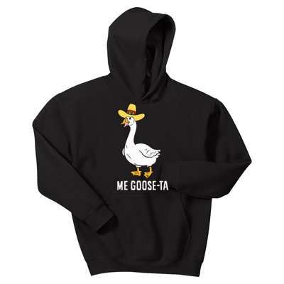 Me Goose Ta Mexican Funny Spanish Goose Pun Kids Hoodie