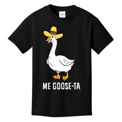 Me Goose Ta Mexican Funny Spanish Goose Pun Kids T-Shirt