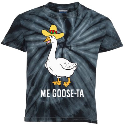 Me Goose Ta Mexican Funny Spanish Goose Pun Kids Tie-Dye T-Shirt