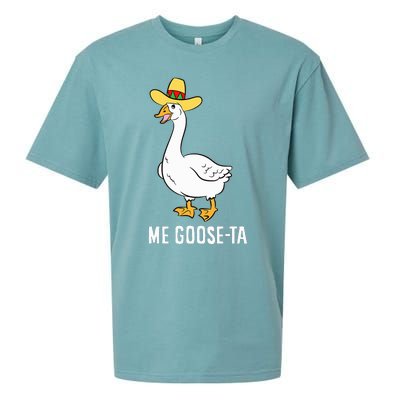 Me Goose Ta Mexican Funny Spanish Goose Pun Sueded Cloud Jersey T-Shirt