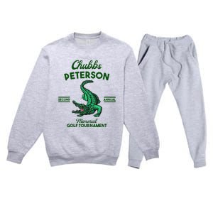 Memorial Golf Tournament Funny Golf Premium Crewneck Sweatsuit Set