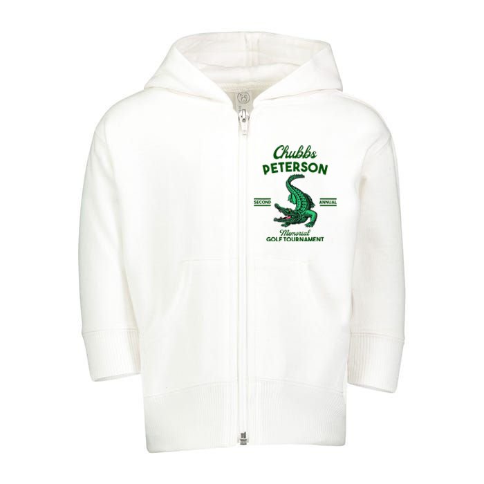 Memorial Golf Tournament Funny Golf Toddler Zip Fleece Hoodie