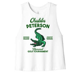 Memorial Golf Tournament Funny Golf Women's Racerback Cropped Tank