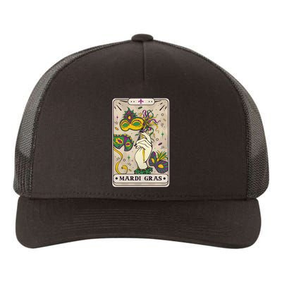 Mardi Gras Tarot Card Lover Yupoong Adult 5-Panel Trucker Hat