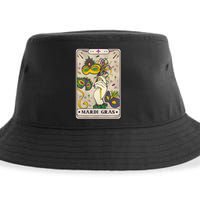 Mardi Gras Tarot Card Lover Sustainable Bucket Hat