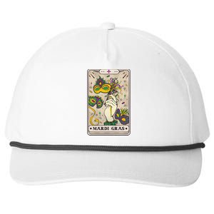 Mardi Gras Tarot Card Lover Snapback Five-Panel Rope Hat