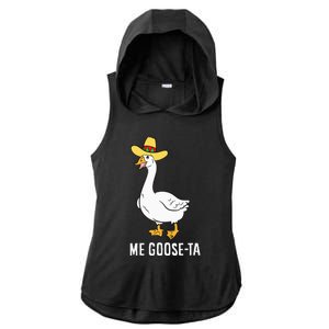 Me Goose Ta Mexican Funny Spanish Goose Pun Ladies PosiCharge Tri-Blend Wicking Draft Hoodie Tank