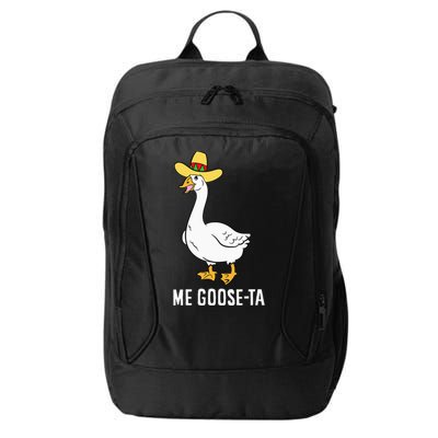 Me Goose Ta Mexican Funny Spanish Goose Pun City Backpack