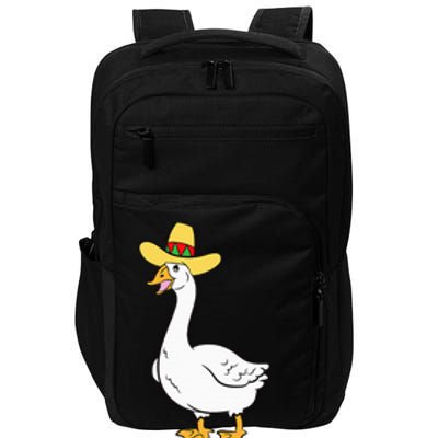 Me Goose Ta Mexican Funny Spanish Goose Pun Impact Tech Backpack