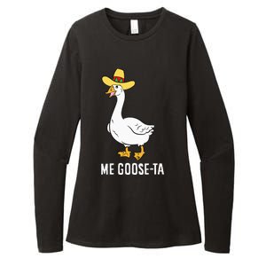 Me Goose Ta Mexican Funny Spanish Goose Pun Womens CVC Long Sleeve Shirt