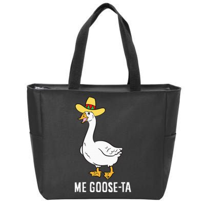 Me Goose Ta Mexican Funny Spanish Goose Pun Zip Tote Bag