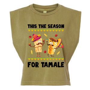 Mexican Gift Tis The Season For Tamale Gift Spicy Food Gift Holiday Meaningful G Garment-Dyed Women's Muscle Tee