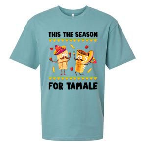 Mexican Gift Tis The Season For Tamale Gift Spicy Food Gift Holiday Meaningful G Sueded Cloud Jersey T-Shirt