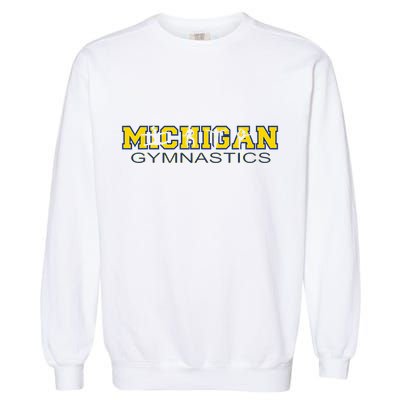 Michigan Gymnastics Tumbling Gear Gymnast Dance Garment-Dyed Sweatshirt