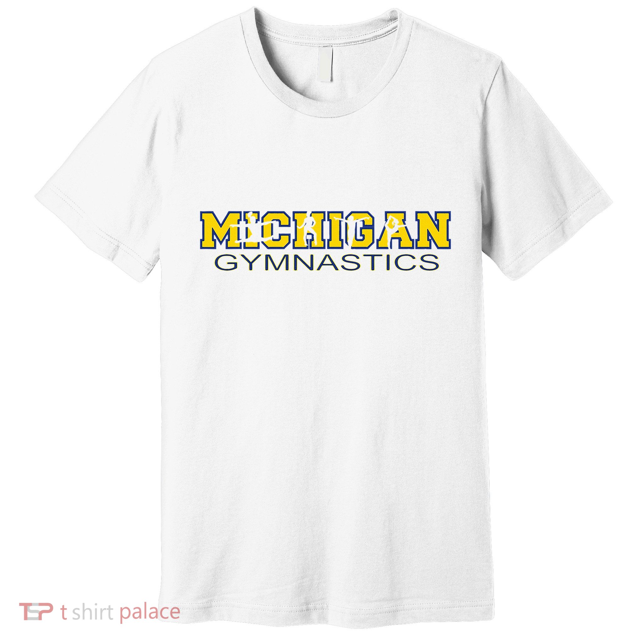 Michigan Gymnastics Tumbling Gear Gymnast Dance Premium T-Shirt