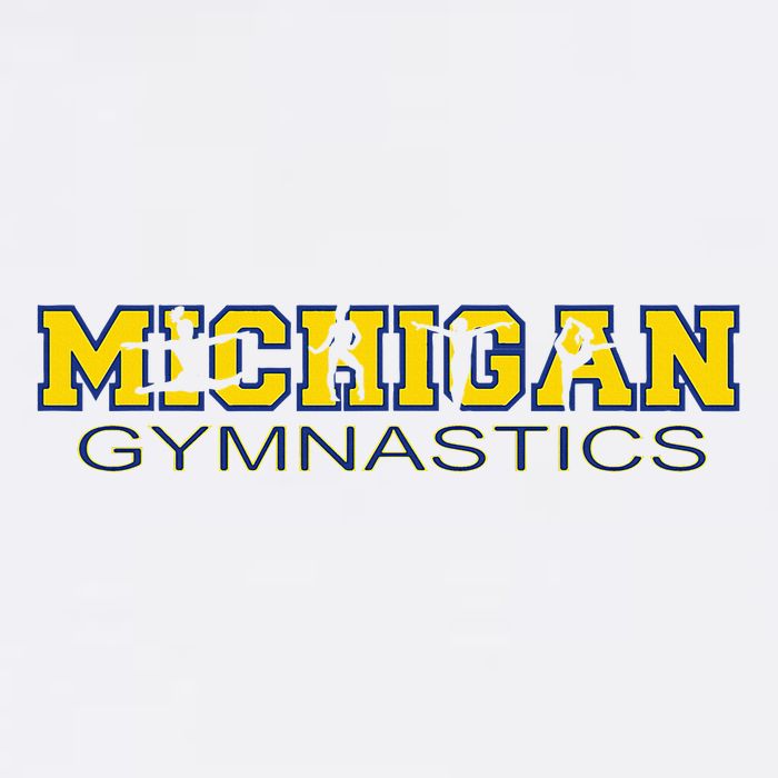 Michigan Gymnastics Tumbling Gear Gymnast Dance Kids T-Shirt