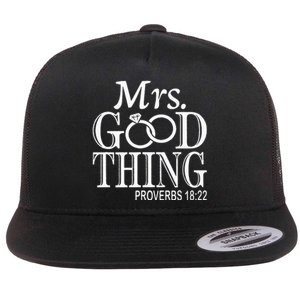 Mrs Good Thing Flat Bill Trucker Hat