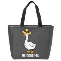 Me Goose Ta Mexican Funny Spanish Goose Pun Zip Tote Bag