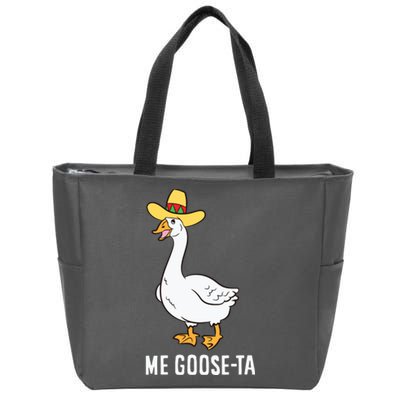 Me Goose Ta Mexican Funny Spanish Goose Pun Zip Tote Bag