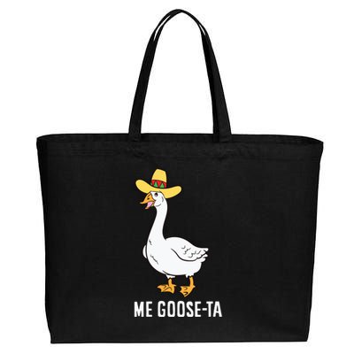 Me Goose Ta Mexican Funny Spanish Goose Pun Cotton Canvas Jumbo Tote