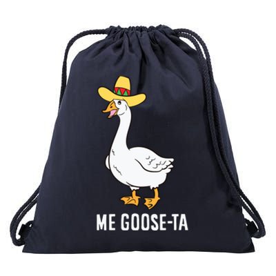 Me Goose Ta Mexican Funny Spanish Goose Pun Drawstring Bag