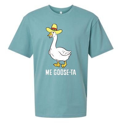 Me Goose Ta Mexican Funny Spanish Goose Pun Sueded Cloud Jersey T-Shirt