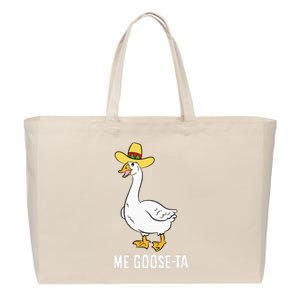 Me Goose Ta Mexican Funny Spanish Goose Pun Cotton Canvas Jumbo Tote