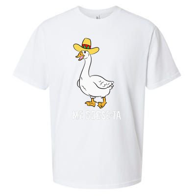 Me Goose Ta Mexican Funny Spanish Goose Pun Sueded Cloud Jersey T-Shirt