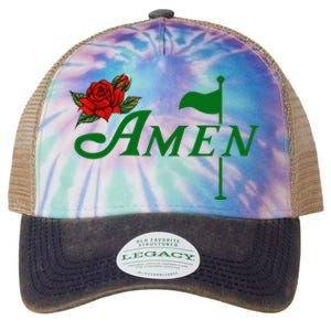 Masters Golf Tournament Golfing Amen Floral Master Golfer Legacy Tie Dye Trucker Hat