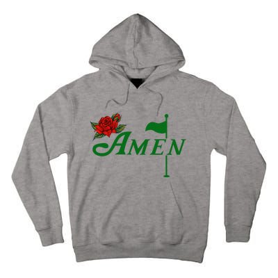 Masters Golf Tournament Golfing Amen Floral Master Golfer Tall Hoodie