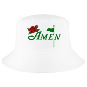 Masters Golf Tournament Golfing Amen Floral Master Golfer Cool Comfort Performance Bucket Hat