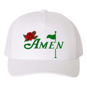 Masters Golf Tournament Golfing Amen Floral Master Golfer Yupoong Adult 5-Panel Trucker Hat