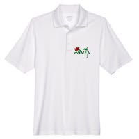 Masters Golf Tournament Golfing Amen Floral Master Golfer Men's Origin Performance Pique Polo