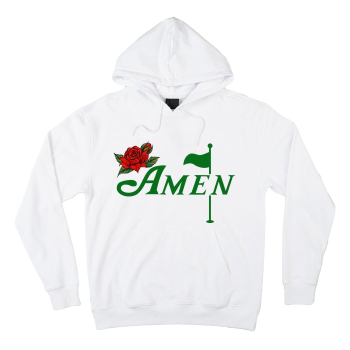 Masters Golf Tournament Golfing Amen Floral Master Golfer Hoodie